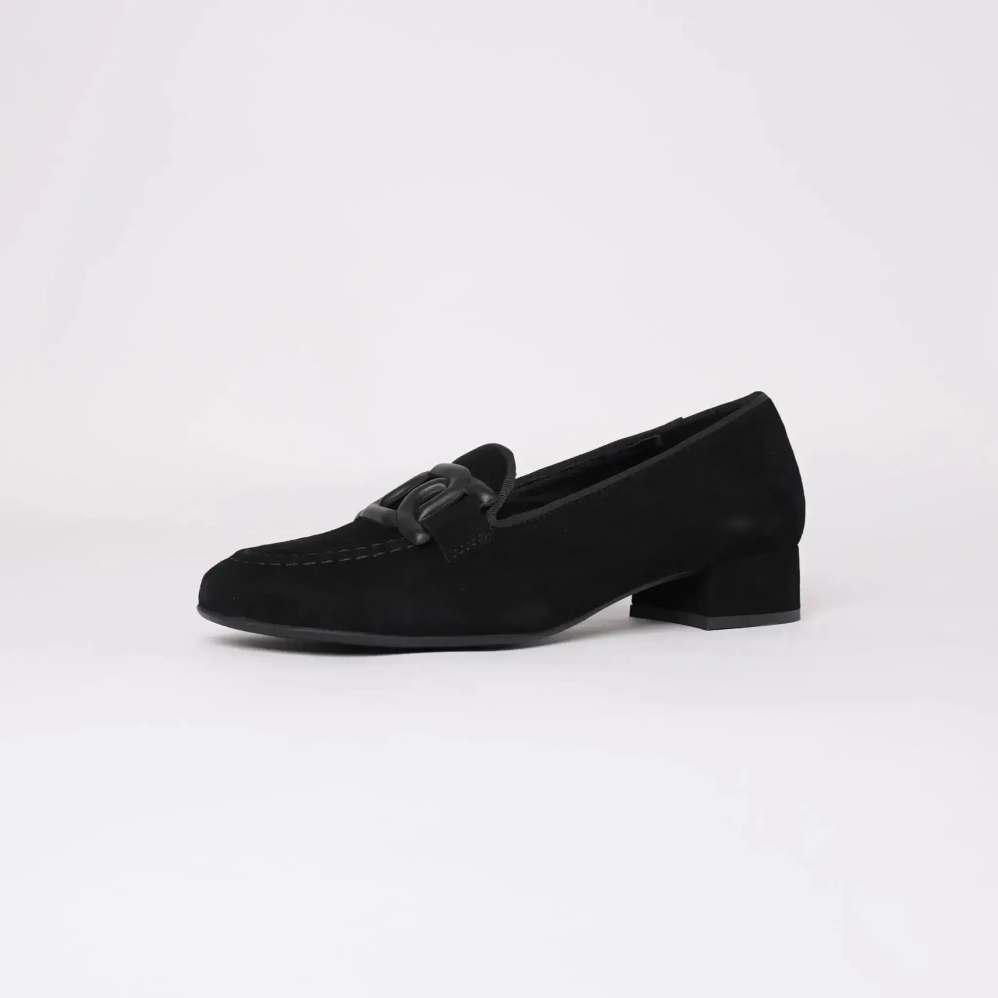 1405 Black Suede Loafers