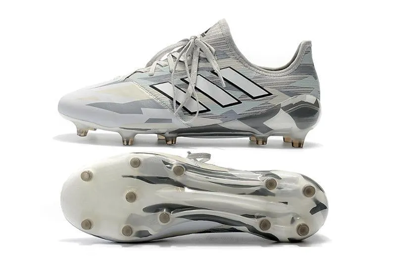 Adidas ACE FG Soccer Shoes Gray/White