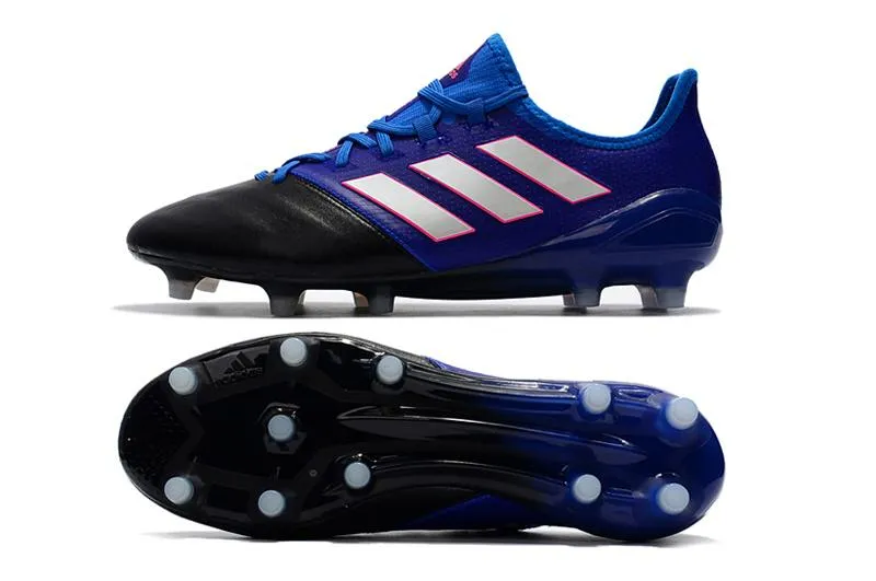 Adidas ACE Series FG Football Shoes Blue/Black/White