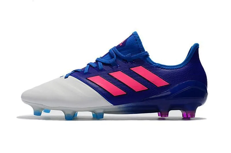 Adidas ACE Series FG Soccer Cleats Shoes Blue White Pink