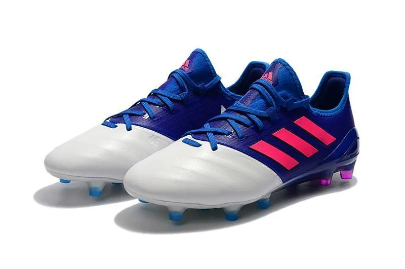 Adidas ACE Series FG Soccers Shoes Blue/White/Pink