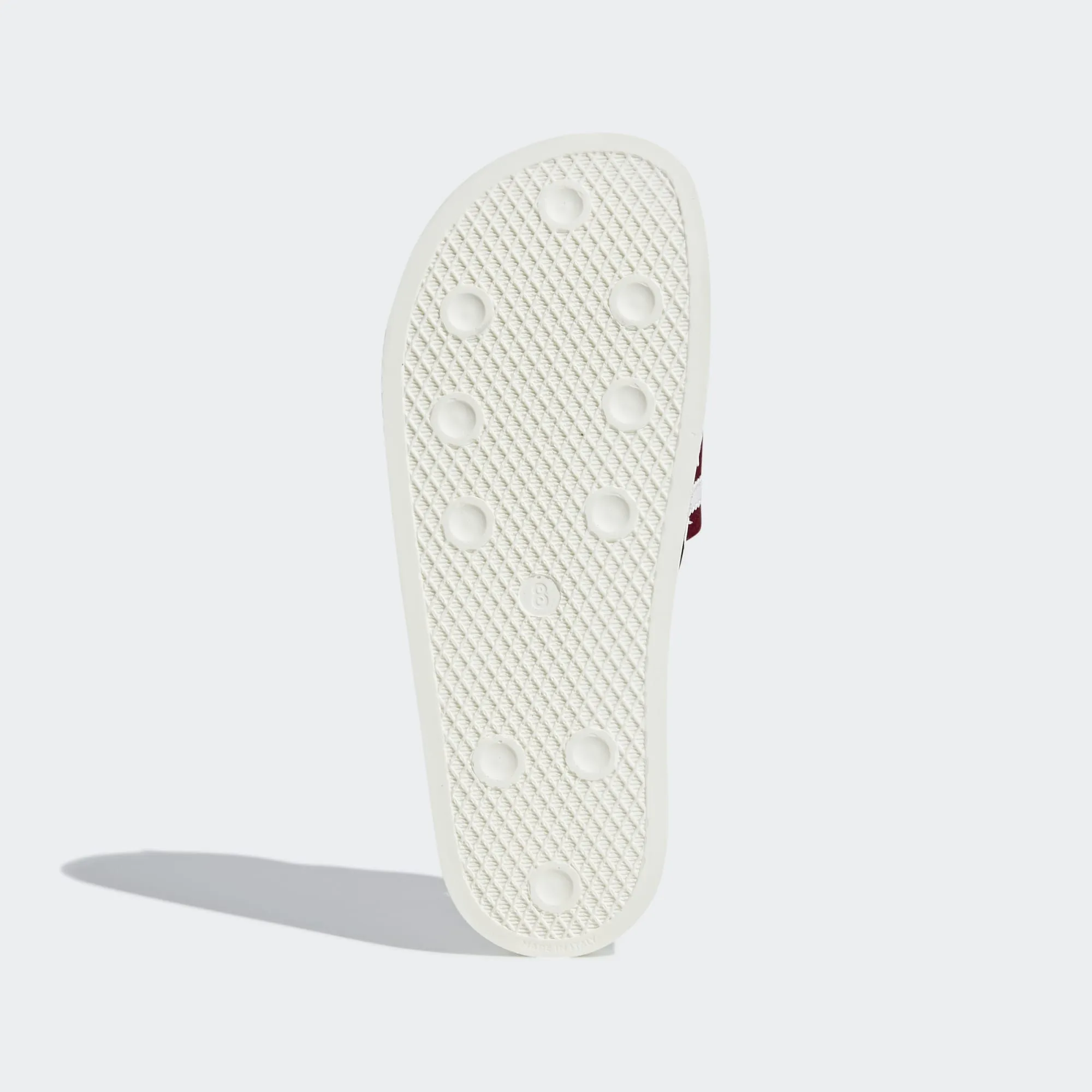 ADILETTE SLIDES COLLEGIATE BURGUNDY / CLOUD WHITE / OFF WHITE