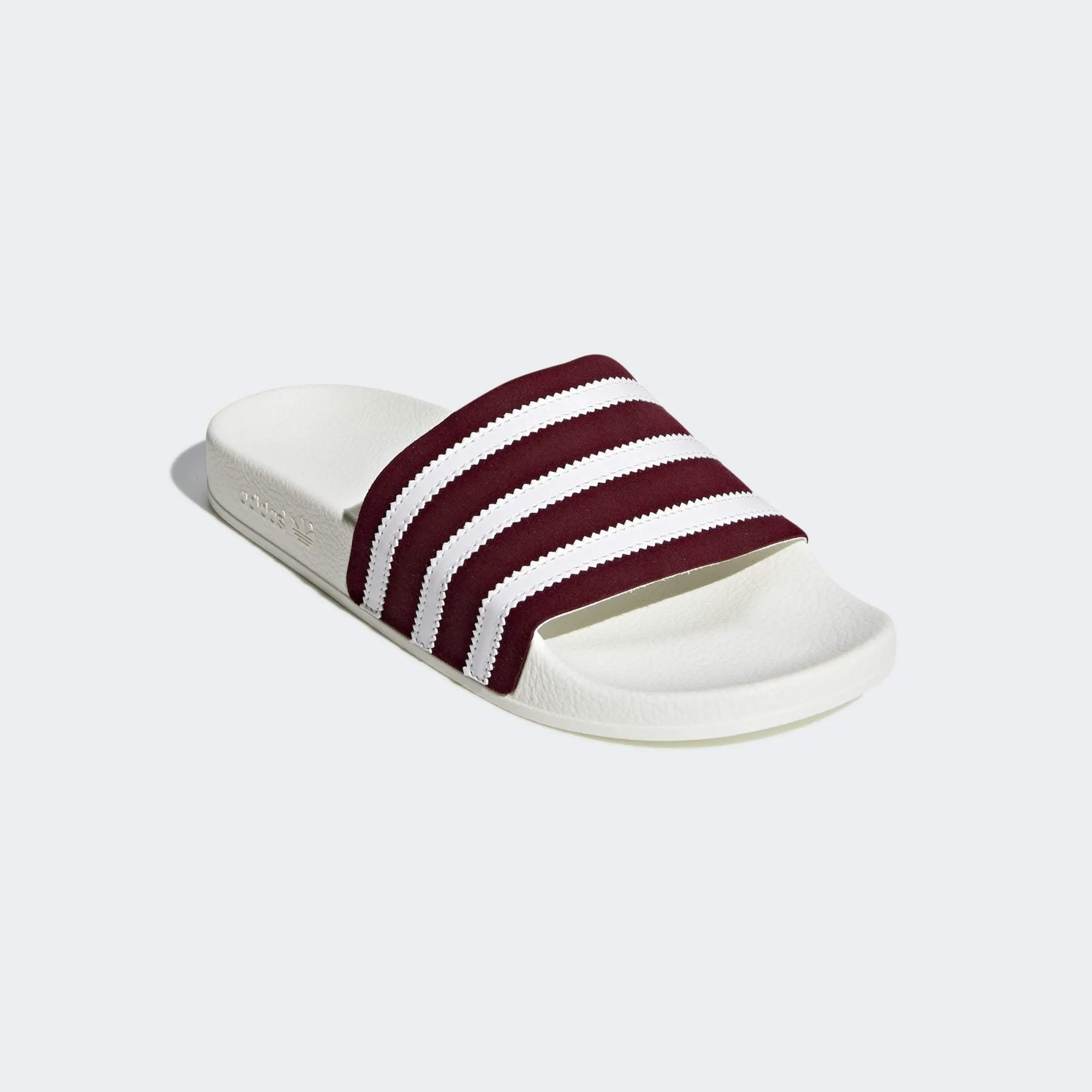 ADILETTE SLIDES COLLEGIATE BURGUNDY / CLOUD WHITE / OFF WHITE