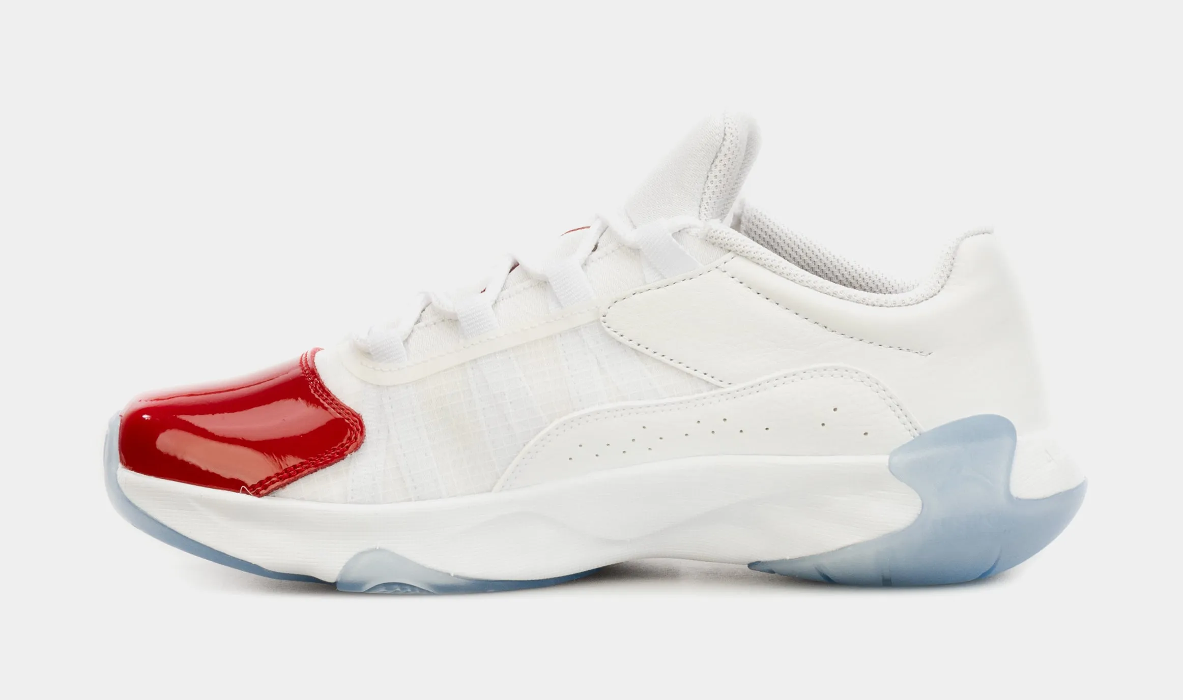 Air Jordan 11 CMFT Low Mens Basketball Shoes (White/Red)