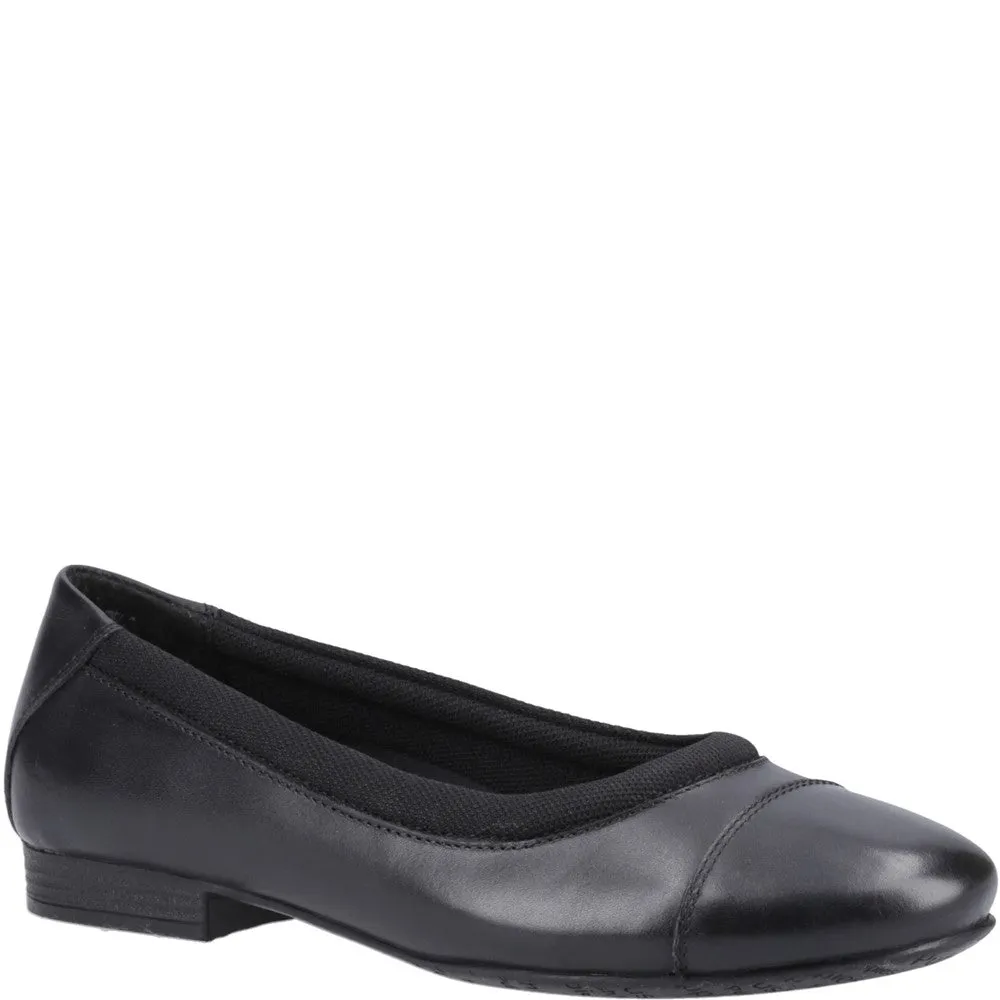 Black Emma Senior School Shoes