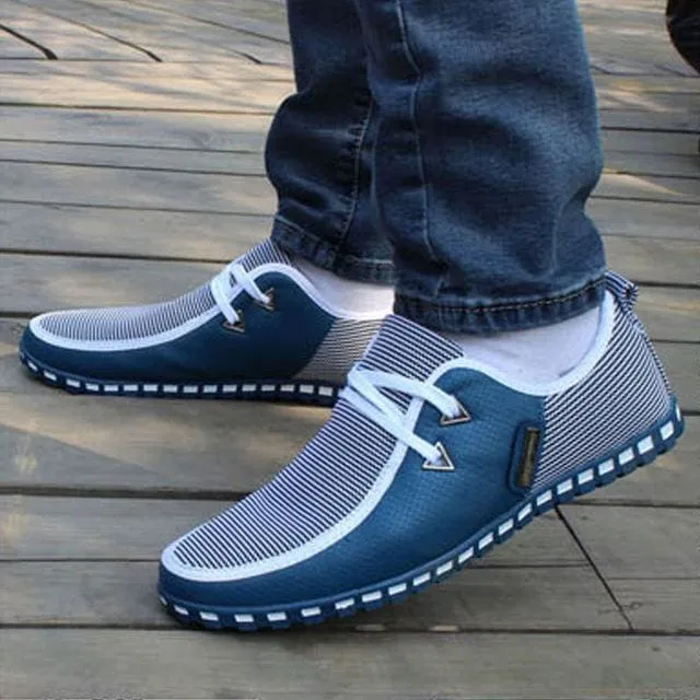 British Style PU Leather Breathable Men Shoes