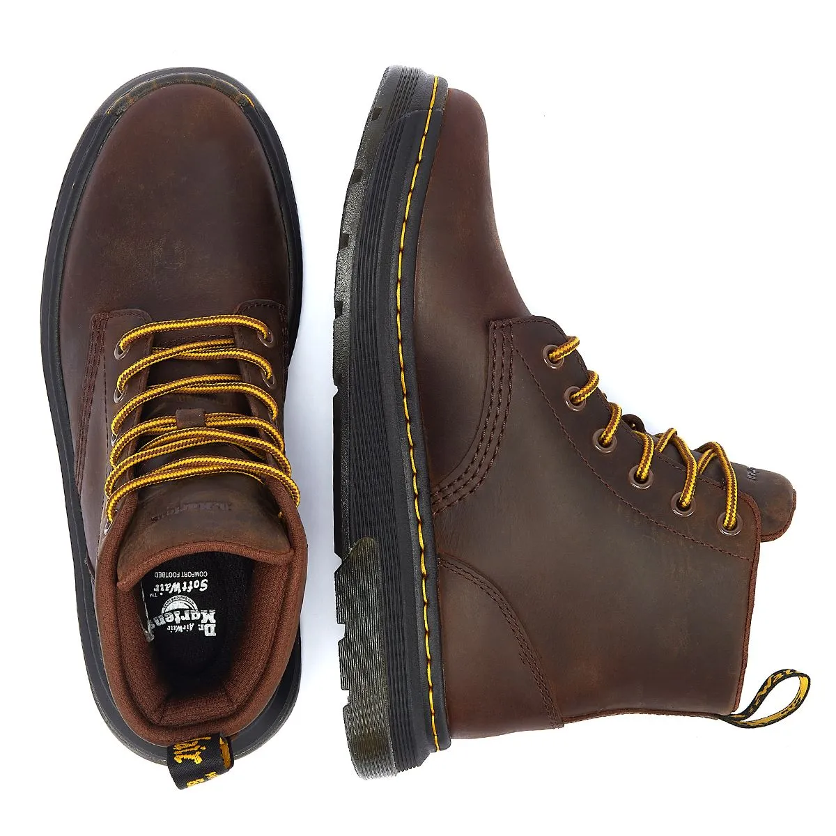 Dr. Martens Crewson Chukka Crazy Horse Dark Brown Boots