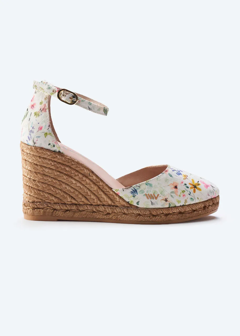 Estartit Limited Edition Canvas Espadrille Wedges