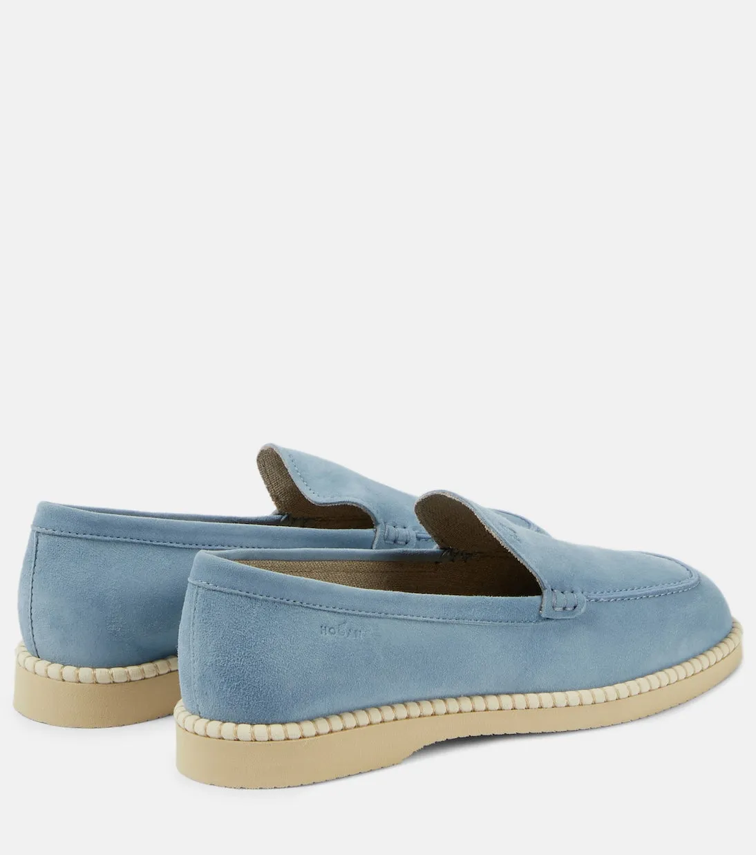 H642 Hogan suede loafers, blue