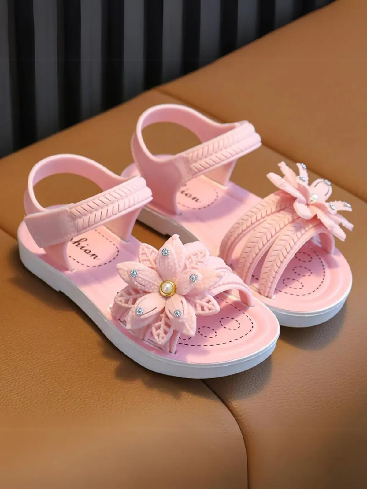 Lovely Girls' Flower Design Sandals - Perfect for Summer By Liv and Mia