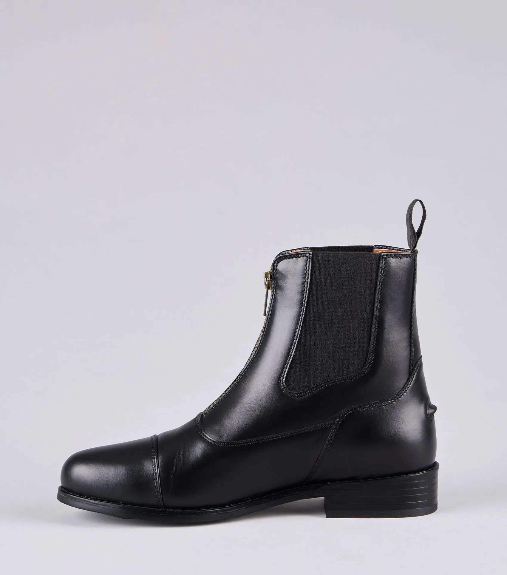 Mimas Leather Paddock Boot Black