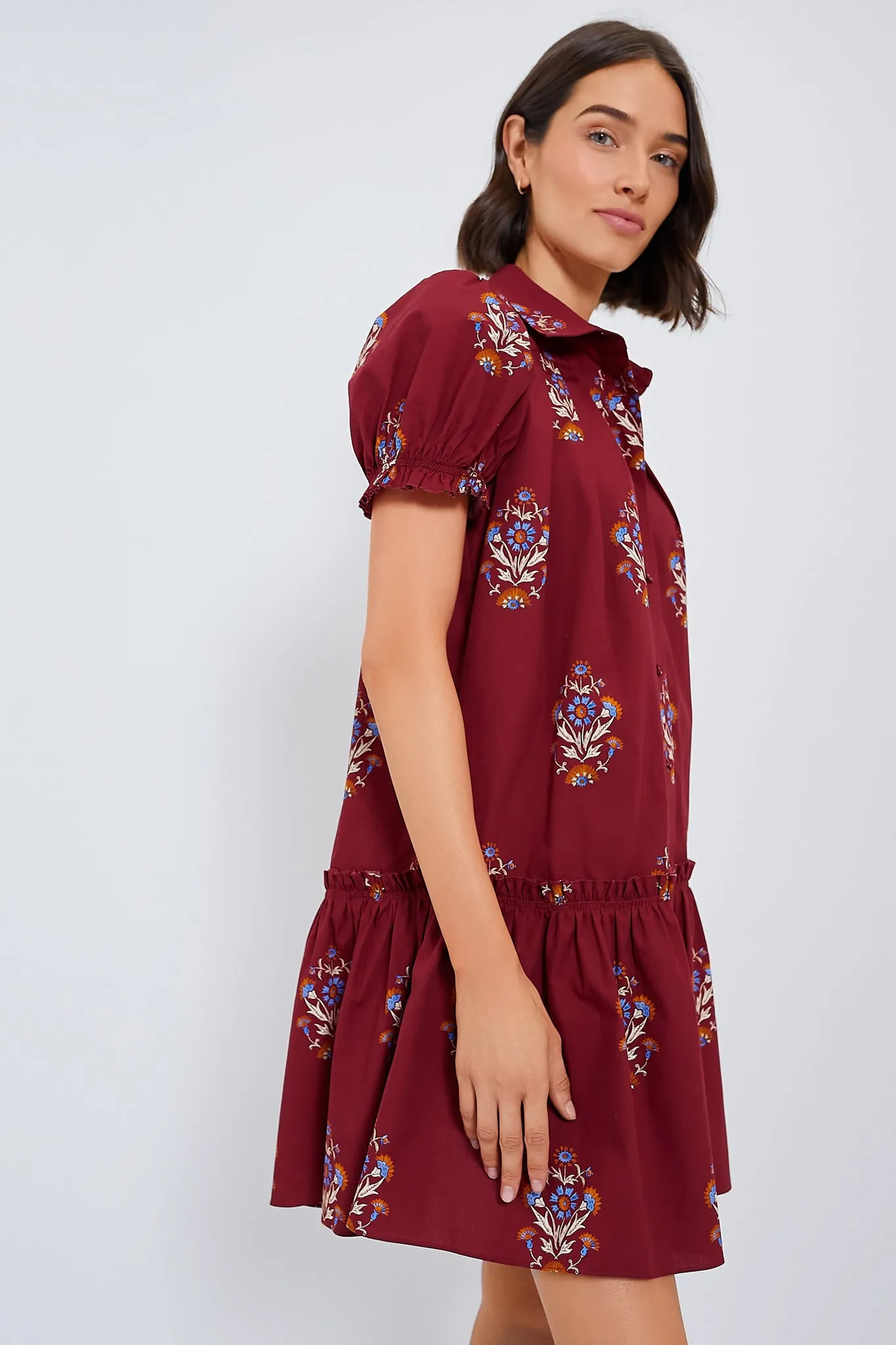 Mulberry Fleur Drifter Mini Dress