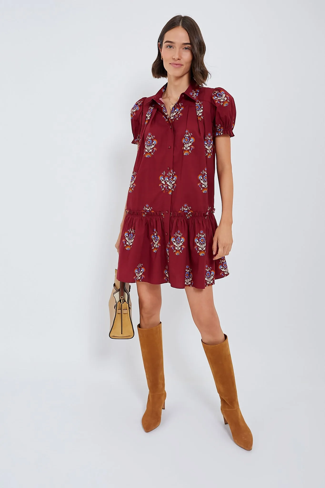 Mulberry Fleur Drifter Mini Dress