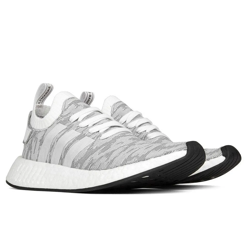 NMD_R2 Primeknit - Flat White/Core Black