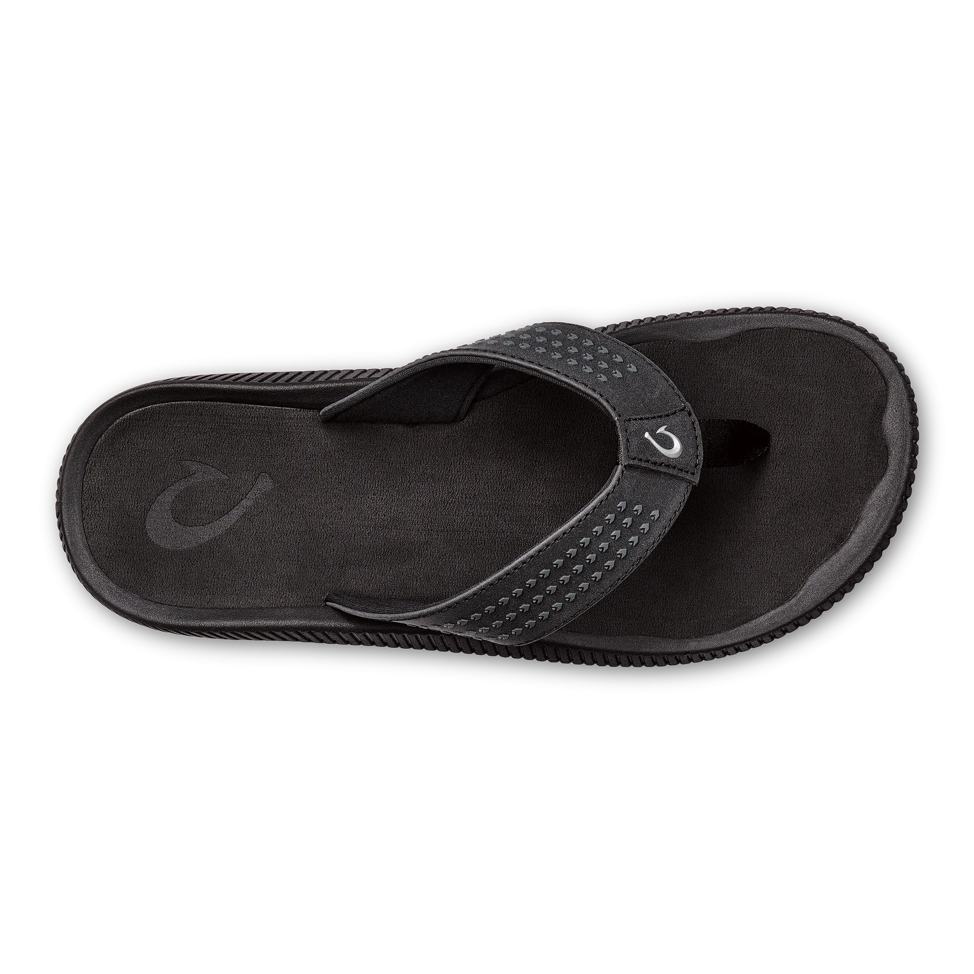 Olukai Ulele Sandal-Black/Black