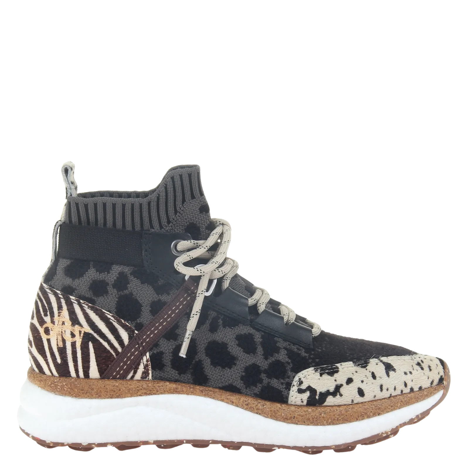 OTBT - HYBRID in ANIMAL PRINT High Top Sneakers