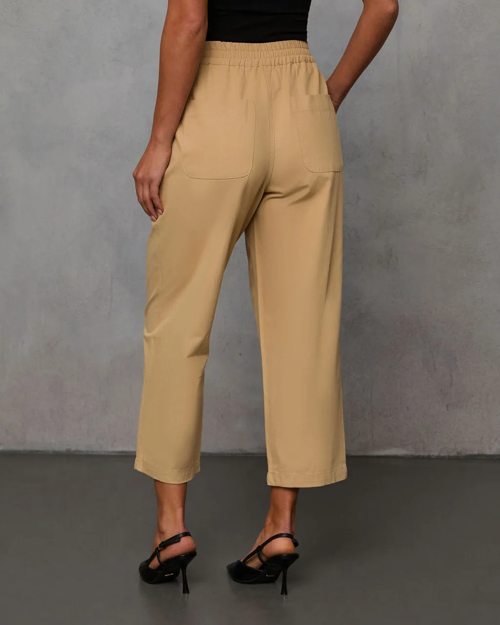 Rennes Cropped Pleated Pants