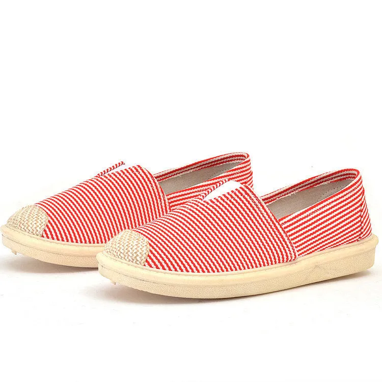 Style Breathable Slip-on Flat Soft Canvas Shoes